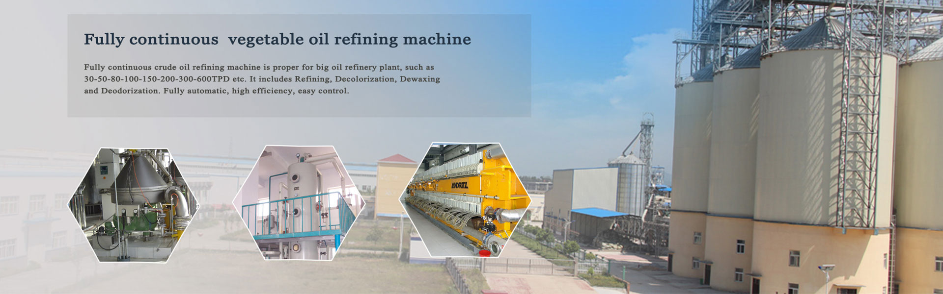 edible oil refining machine